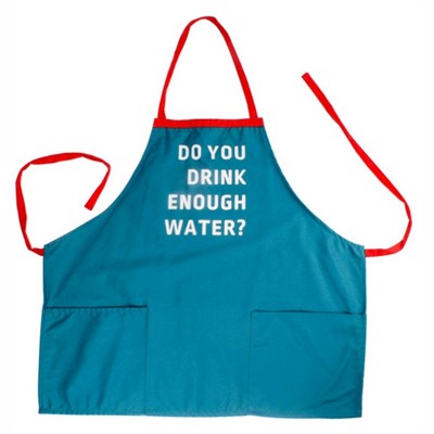 Custom Kitchen Apron w/2 Large Front Pockets