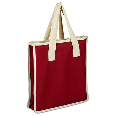 Colored Canvas Shopping Bag