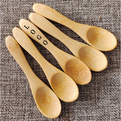 Mini Bamboo Dessert Spoon