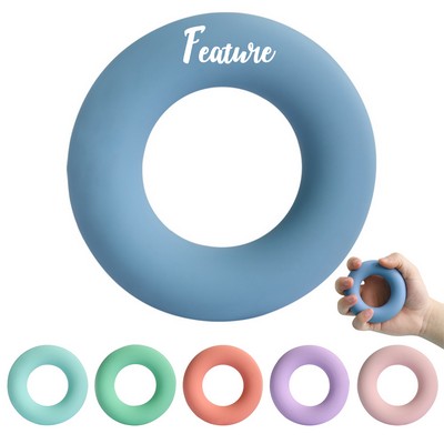 Silicone Grip Ring Hand Exerciser Anxiety Stress Relief Toy