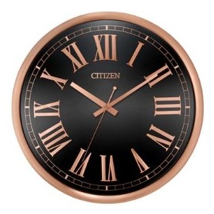 Citizen® Gallery Circular Rose Gold-Tone Wall Clock