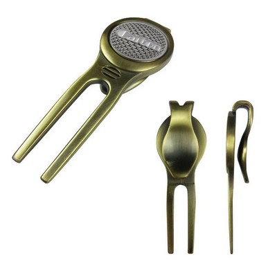 Golf Accessories Golf Pitchfork Golf Tool Ball Fork Golf Divot Tool