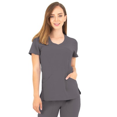 LifeThreads Active Women's Mock Wrap Top