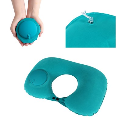 Folding Portable Automatic Inflatable Travel Pillow