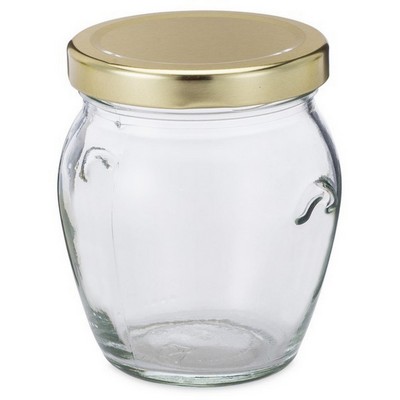 7 oz Clear Glass Honey Pot Jars