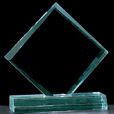 Jade Diamond Acrylic Award (5"x 5 7/8")