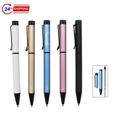 Stainless Steel Twist Metal Ballpoint Pen