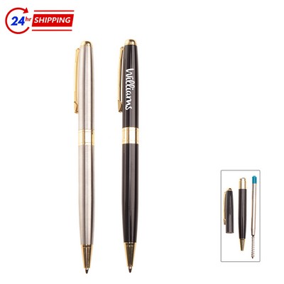 Gold Ring Business Metal Ballpoint Pen