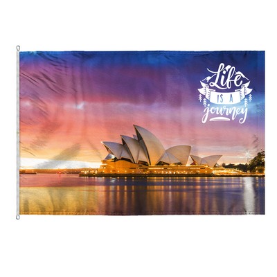 8'x12' wPoly Custom Digital Print Flag