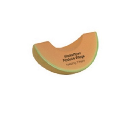 PU Custom Cantaloupe Slice Shaped Stress Reliever