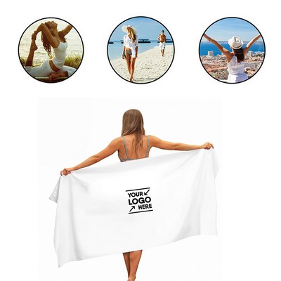 Full Color Fast-Drying Microfiber Beach Towel