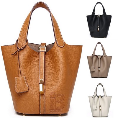 Ladies Genuine Leather Tote Bag