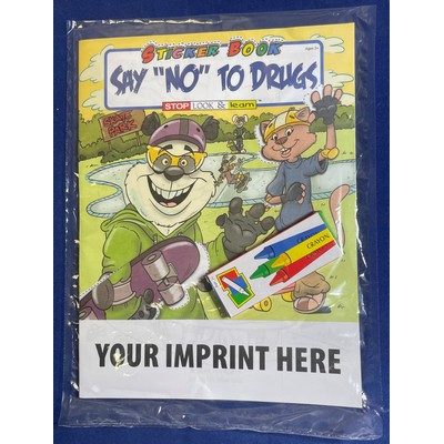 Say "No" To Drugs Sticker Book Fun Pack