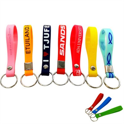 Silicone Keychain Wristlet