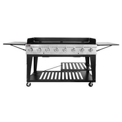 Keg Products Black/Silver 8-Burner Event Gas Grill