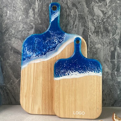 Acacia Wood Serving Board with Handle