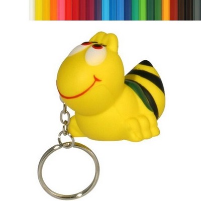 Bee PU Stress Reliever Key Chain