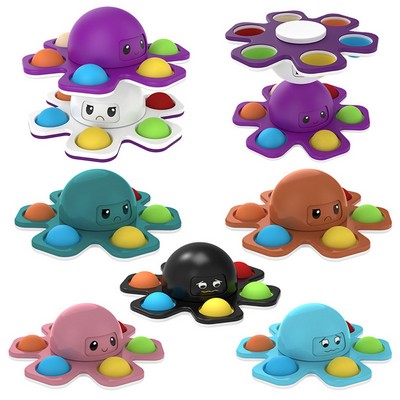 Octopus Fidget Spinner - Entertaining Face Changing Toy