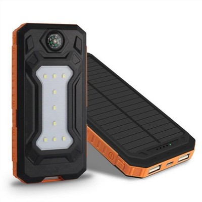 20000mAh Solar Power Bank with Compass and LED