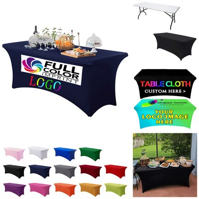 4', 5', 6', 8' Stretch Table Cover/Table Cloth