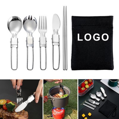 Foldable Camping Utensil Set(5 Piece Set)