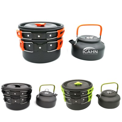 10Pcs Outdoor Picnic Camping Cookware