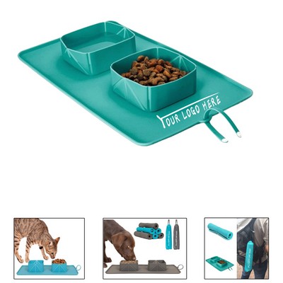 Collapsible Dog Bowl for Traveling and Camping