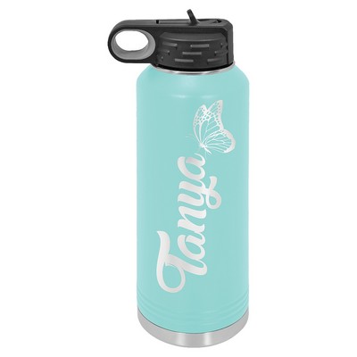 Polar Camel 40oz Teal Stainless Steel Water Bottle