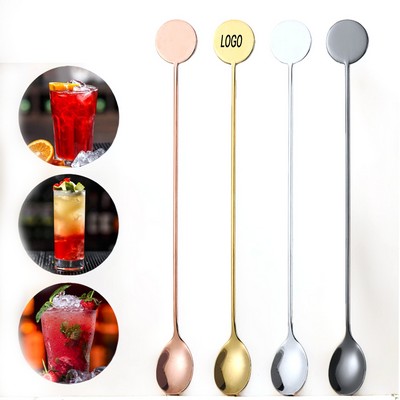 Stainless Steel Long Handle Cocktail Stirring Spoons