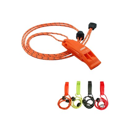 Emergency Whistles With Lanyard