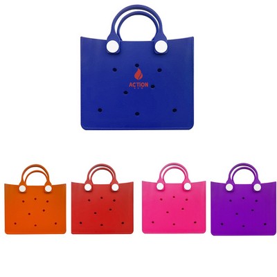 Medium EVA Beach Tote Bag&Hole