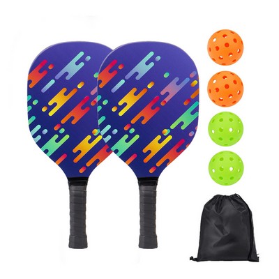 Wooden Pickleball Paddle Set