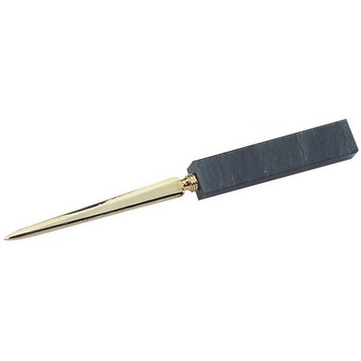 Black Marble Desk Accessories (Letter Opener)