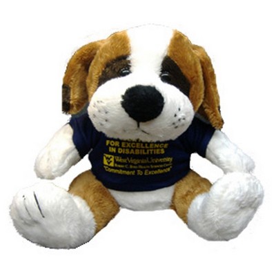 Quincy Saint Bernard Dog w/Shirt (9")