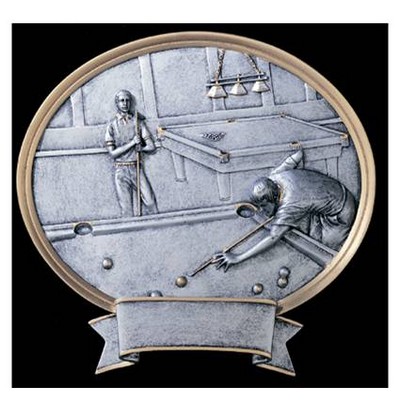 Pool, Male Oval Legend Plates - 8"