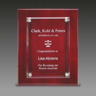 Rosewood Beveled Plaque™ (9"x12"x1¼")