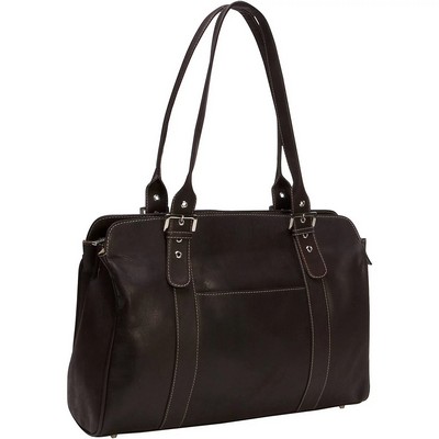 Ladies Buckle Laptop Tote Bag