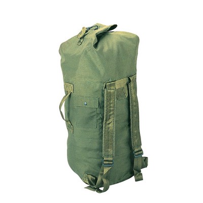 G.I. Type Olive Drab Enhanced Double Strap Duffle Bag