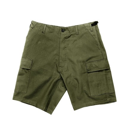 Olive Drab Rip-Stop Battle Dress Uniform Combat Shorts (2XL)