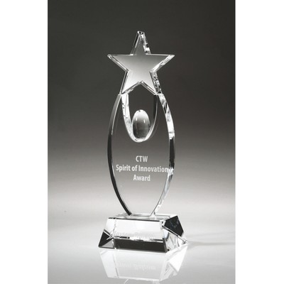 Inspire Optic Crystal Award (4"x11")