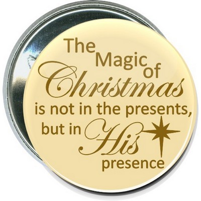 Christmas - The Magic of Christmas - 2 1/4 Inch Round Button