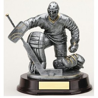 8" Resin Hockey Goalie Award