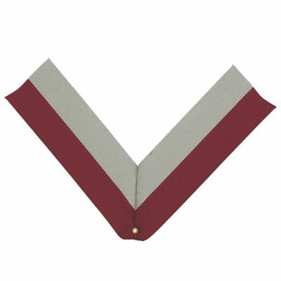 RP Series V-Neck Maroon Red & Gray Ribbon w/Eyelet