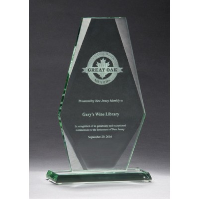 Premium Series Jade Glass Award (5"x8 1/8")