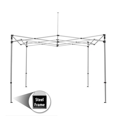 Canopy Tent Tenda 10' x10' Square Steel Silver Hardware Only Unit