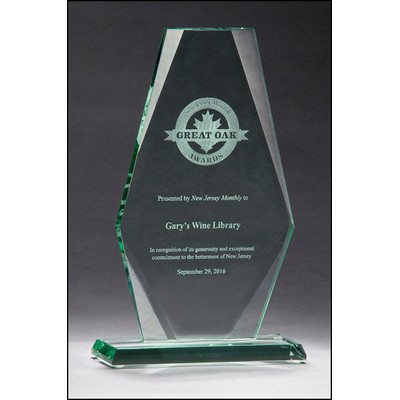 Premium Series Jade Glass Award (5.875"x 9.5")