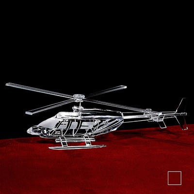 Helicopter Model Crystal Crafts