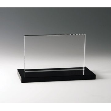 Deluxe Rectangle Award on Black Base