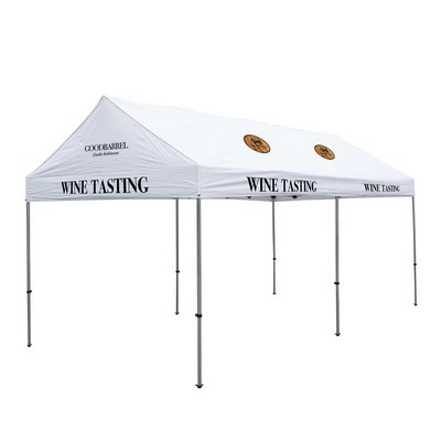 10' x 20' Gable Tent Kit (Full-Color Imprint, 8 Locations)