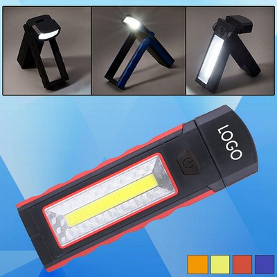 Magnetic COB Flashlight w/ Stand